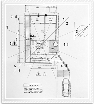 風水設計図イメージ